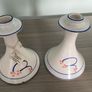 Stoneware Jackson candle holders fifteen for the pair Image 4