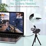 1080P Pro HD Webcam with Stereo Microphone, 110 Degree Wide Angle, Privacy Cover, Tripod, for Conferencing, Live Streaming (FREE SHIPPING) Image 6