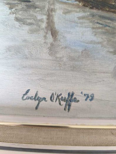 Evelyn O'Keeffe landscape oil painting