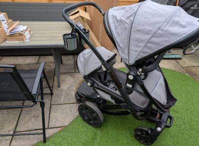 Massive Joolz  Geo 2 Double Pram / Buggy Bundle (Superior Grey) with tons of accessories