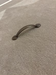 Hendel & Hendel antique bronze bow handles x2 - brand new