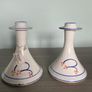 Stoneware Jackson candle holders fifteen for the pair Image 3