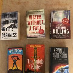 Collection of 6 assorted fiction and sci-fi paperbacks