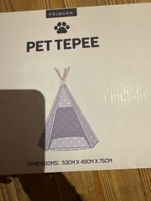 pet tepee bed