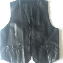 Ladies  JULIAN  VARD  Leather Waistcoat