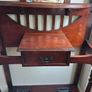 Antique solid wood hall stand Image 4