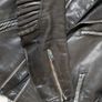 Vintage Heavy Leather Jacket (Size S) Image 3