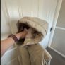ladies gilet cream Image 3