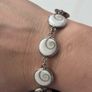 Sterling Silver Shiva Eye Shell Bracelet Image 7