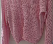 Tommy Jeans cable knit crew neck jumper