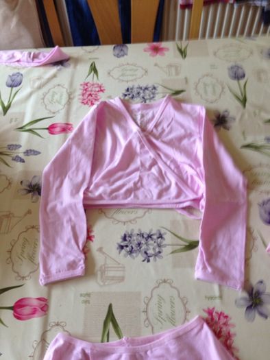 Pink ballerinas set x 3 cardigan, skirt & all in one