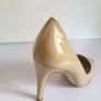 Cefalu Rita Cream Patent Leather Court Shoes EU32 UK13 Petite Heels BNIB Image 6