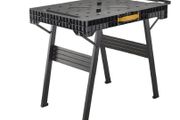 Foldable Workbench with Metal Legs for Maximum Stability, Large Work Surface, with Practical Handle