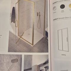 Pivot Shower door & side panel