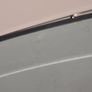 Large oval glass top table sturdy and heavy 120cm 180 pls read description Image 5