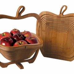 Collapsible Apple Shaped Basket