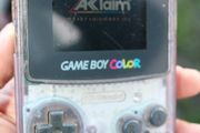 Nintendo Gameboy Color Console Atomic Purple Clear Tested And Working