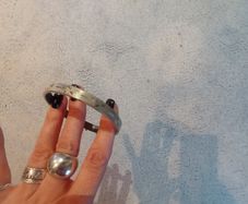 vintage silver bangle