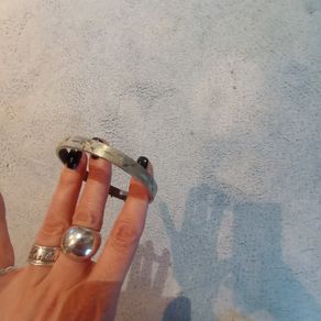 vintage silver bangle