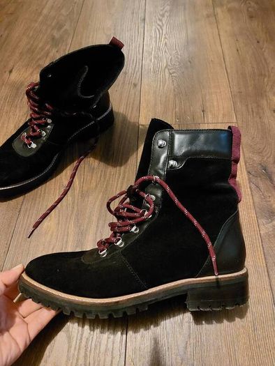 H&M Suede boots- uk 7