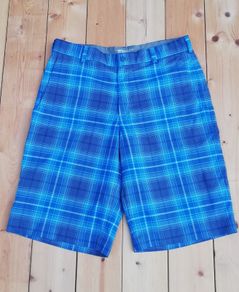 New condition Nike Golf Dri-fit tour performance mens check shorts W32