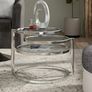 Eterntity Glass Coffee Table Frames with Swivel Motion, Chrome/Clear, 58x50x43 cm (FREE POSTAGE) Image 2