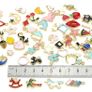 60Pcs Charms for Jewellery Making Assorted Gold Plated Enamel Animal Moon Star Fruit Charm Pendant DIY Necklace Bracelet Earring Crafts (FREE POSTAGE) Image 6