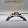 18ct white gold diamond ring 3 stones Image 6