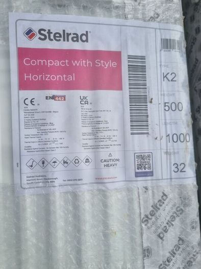 Double radiator 500 x 1000