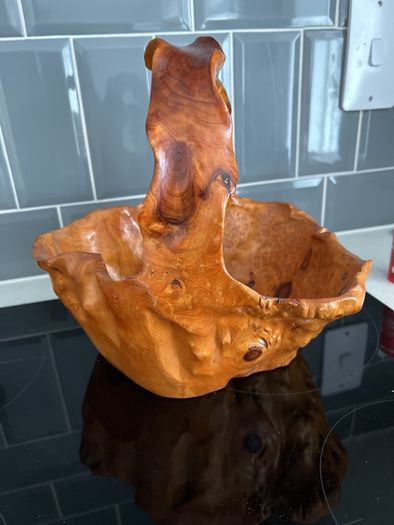 wooden item hand carved