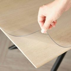 Transparent table cover