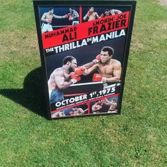 Thrilla in Manila fight poster