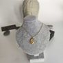 Necklace Pendent Silver Moon Timeless Elegance in Every Detail (Engravable Back) Image 7