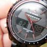 Naviforce 9024 Mens Sports Metal Wrist Quartz watch (Black -Red) Image 3