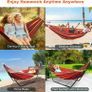 2 Seater Outdoor Hammock Swing Bed Garden Camping Image 8