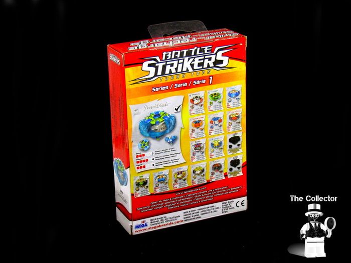 Mega Bloks Magnext Battle Strikers Turbo Tops Reload Striker Sharkblade 29454 New Sealed Box
