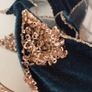 New Christmas Elegant Emerald Flowes with clip Decorations Image 6