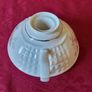 Antique Donegal Parian China Rose Chamber Stick / Pillar Candle Holder Made In Ireland Image 6