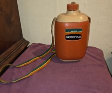 1970's Italian Gio Style Travel Flask