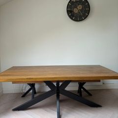 Solid Wood Dining Table + Bench