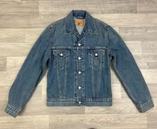 Vintage Levis 70500 04 Denim Trucker Jacket Womens Medium