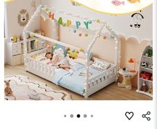 Toddler floor bed
