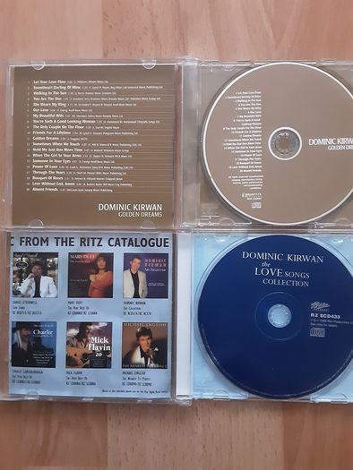 Dominic Kirwan CD's x 2   ..The Love Songs Collection and Golden Dreams .. Price Drop