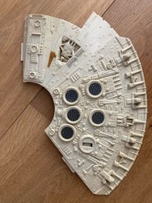 vintage star wars millennium Falcon back cover