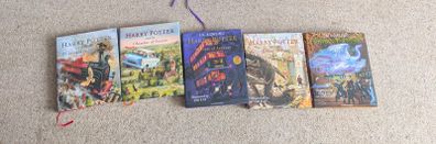 Harry Potter Illustrated Editions Books 1 to 5