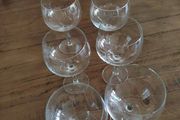 gin balloon glass x 6