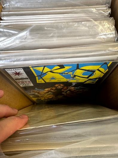 Valiant Long Comic Box w 270 comics for Sale