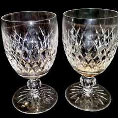 Pair of Waterford Boyne water claret