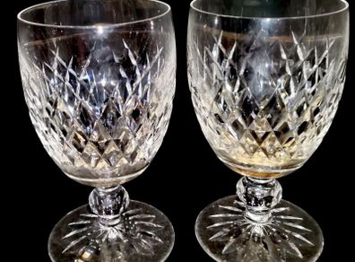 Pair of Waterford Boyne water claret