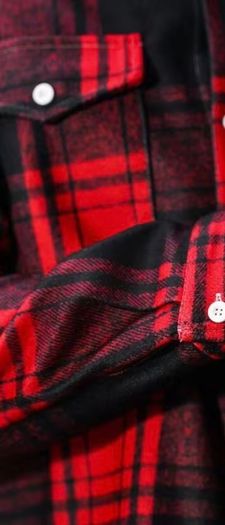 Plaid long sleeve shirt